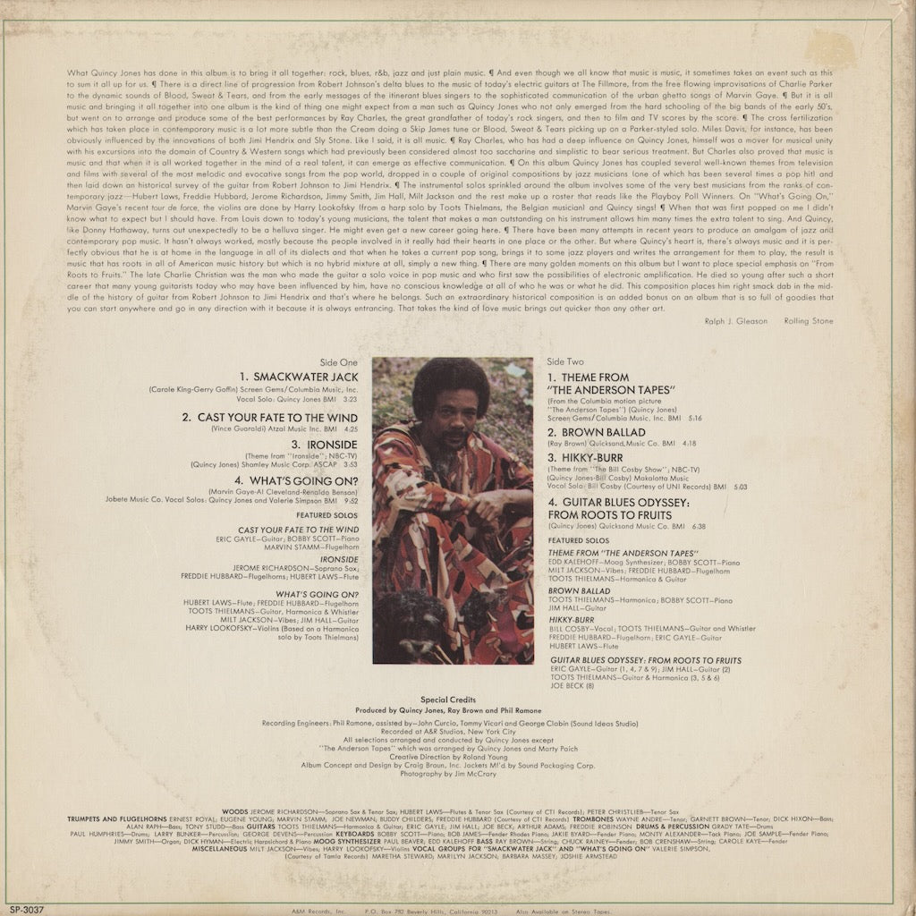 Quincy Jones / クインシー・ジョーンズ / Smackwater Jack (SP-3037)