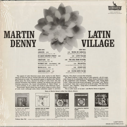 Martin Denny / Latin Village (LRP-3378) LP 1964 US Liberty MONO｜中古LP