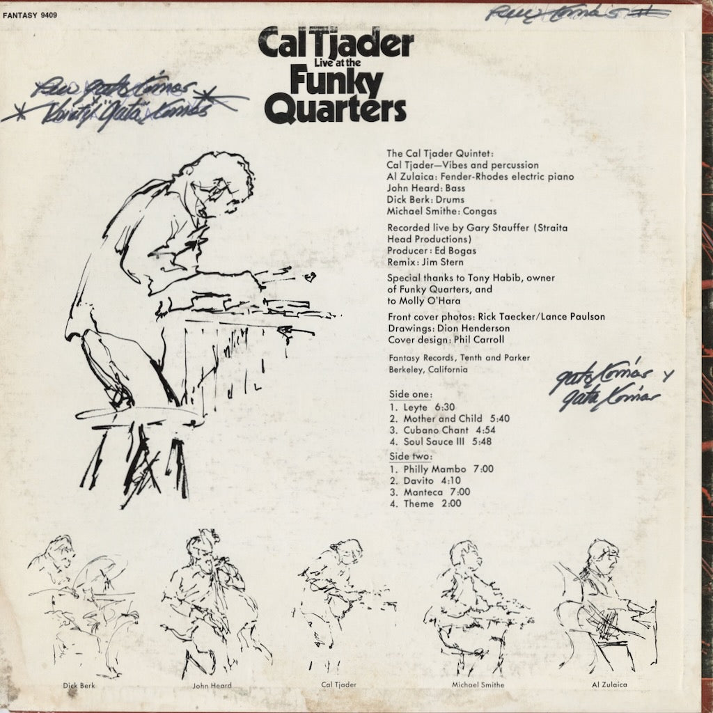 Cal Tjader / カル・ジェイダー / Live At The Funky Quarters (9409)