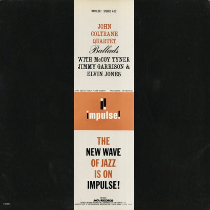 John Coltrane - Ballads (VIM-4606) 1980 JPN Impulse｜中古LP