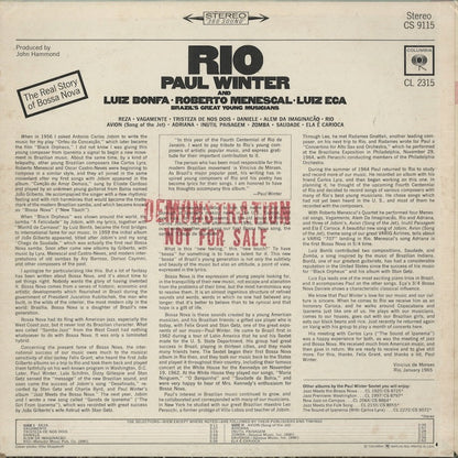 Paul Winter / ポール・ウィンター / Rio (CS 9115)