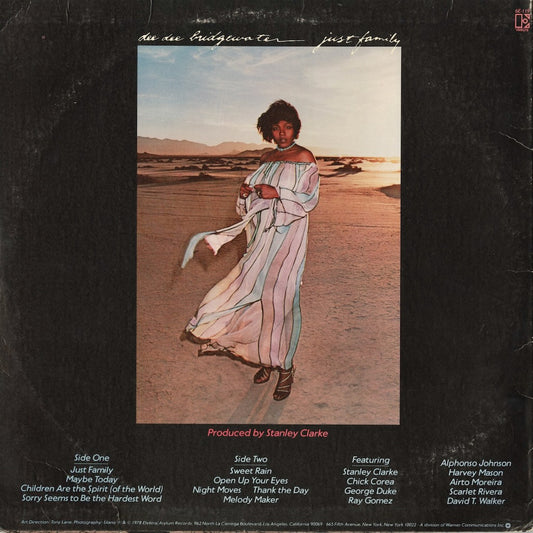 Dee Dee Bridgewater – Just Family (6E-119) LP 1978 US Elektra | 中古LP