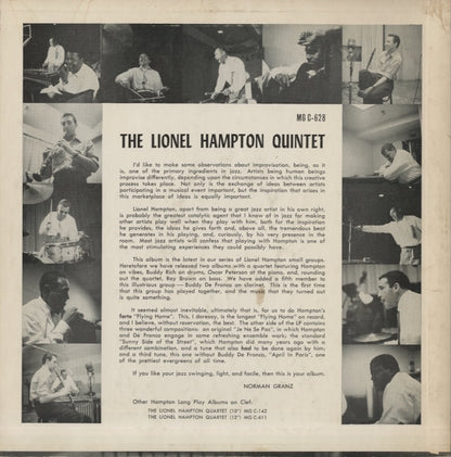 Lionel Hampton / ライオネル・ハンプトン / Lionel Hampton Quintet (MG C-628)