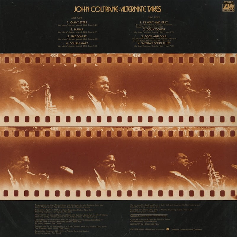 John Coltrane / ジョン・コルトレーン / Alternate Takes (P-4556A)