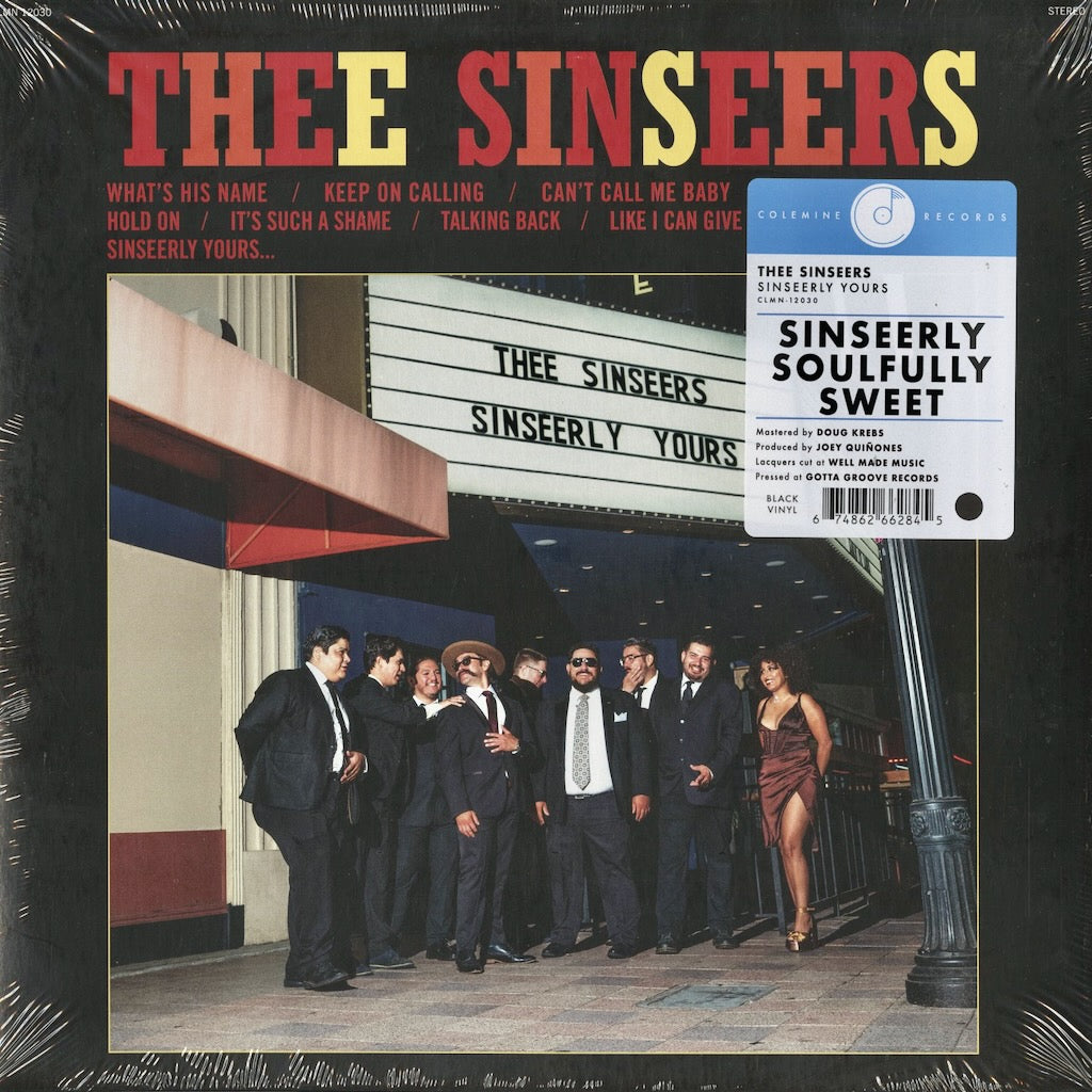 Thee Sinseers - Sinseerly Yours (CLMN 12030) 2024 US Colemine｜新品LP