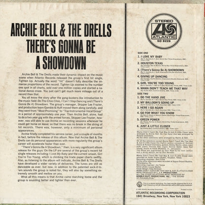 Archie Bell & The Drells – There's Gonna Be A Showdown (SD 8226) LP 1969 US Atlantic | 中古LP