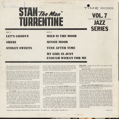 Stanley Turrentine / スタンリー・タレンタイン / Stan "The Man" Turrentine (Time Vol.7)