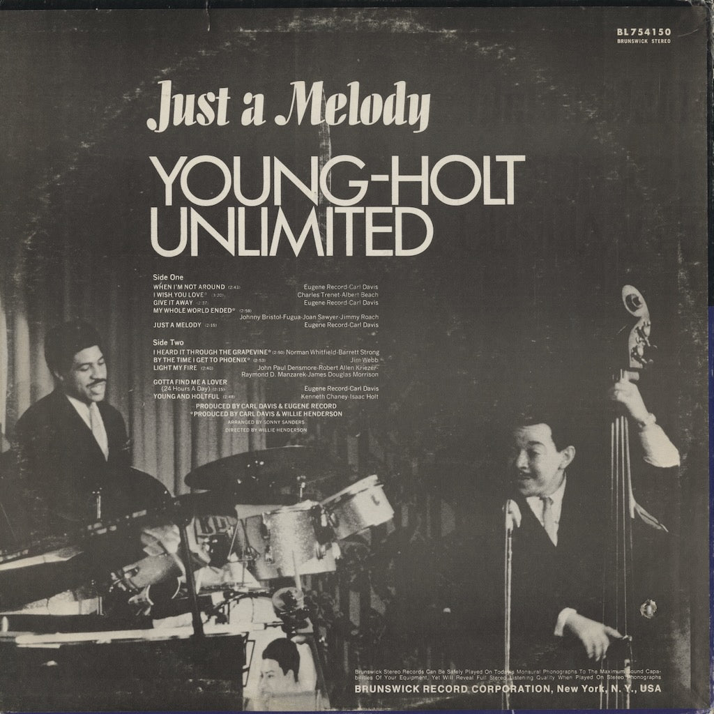 Young Holt Unlimited / ヤング・ホルト・アンリミテッド / Just A Melody (BL 754150)