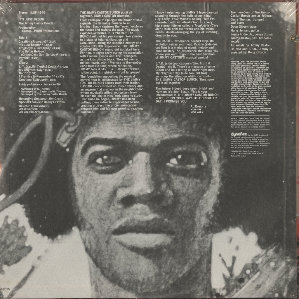 Jimmy Castor / ジミー・キャスター・バンチ / It's Just Begun (LSP-4640)
