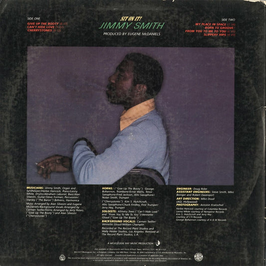 Jimmy Smith - Sit On It (SRM-1-1127) 1977 US Mercury｜中古LP