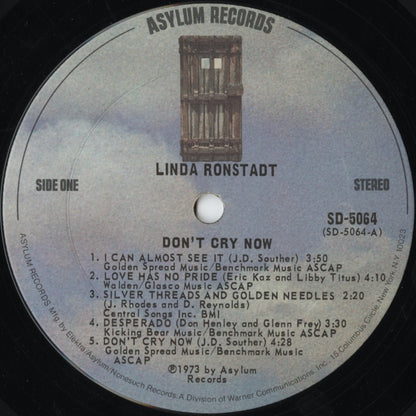 Linda Ronstadt / リンダ・ロンシュタット / Don't Cry Now (SD-5064)