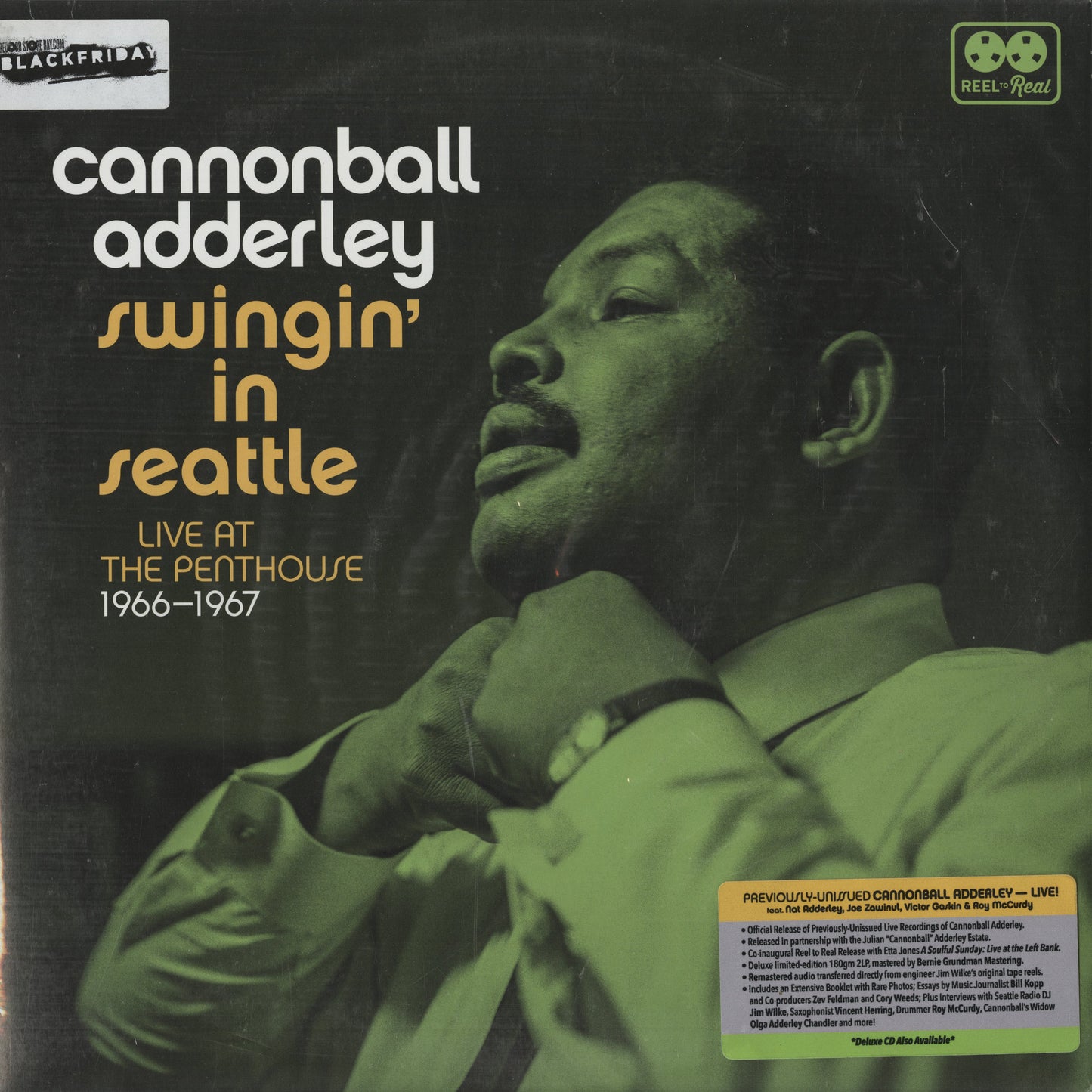 Cannonball Adderley / キャノンボール・アダレイ / Swingin' In Seattle: Live At The Penthouse (1966-1967) (RTRLP001)