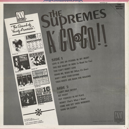 The Supremes / シュープリームス / A' Go-Go (MT-649)