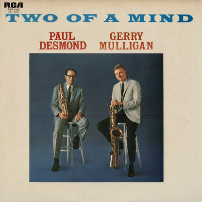 Paul Desmond, Gerry Mulligan - Two Of A Mind (RGP-1162) 1976 JPN RCA｜中古LP
