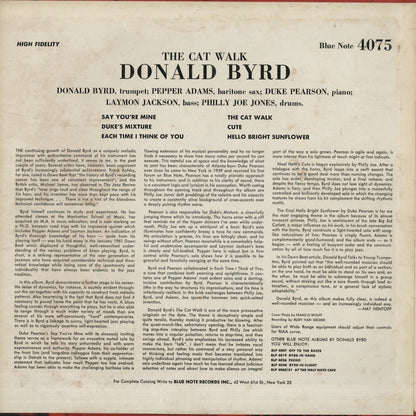 Donald Byrd / ドナルド・バード / The Cat Walk (BST 84075)