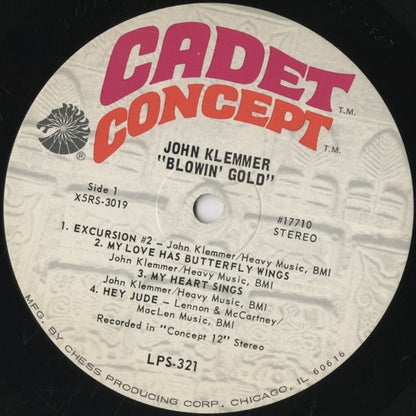 John Klemmer / ジョン・クレマー / Blowin' Gold (LPS 321)