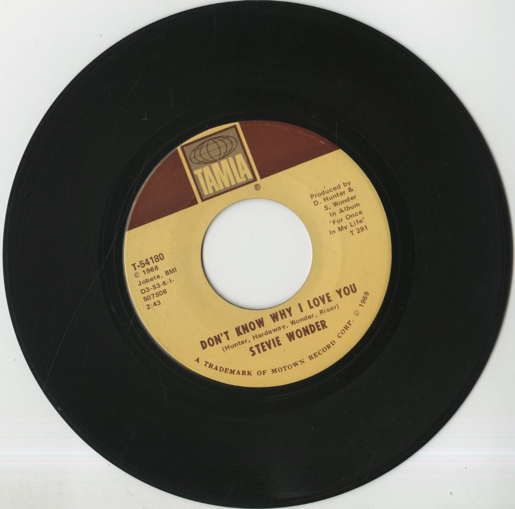 Stevie Wonder / スティーヴィ・ワンダー / My Cherie Amour / Don't Know Why I Love You -7 (T 54180)