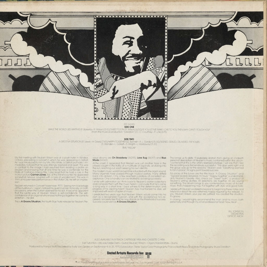 Reuben Wilson - A Groovy Situation (BST 84365) 1971 US Blue Note｜中古LP