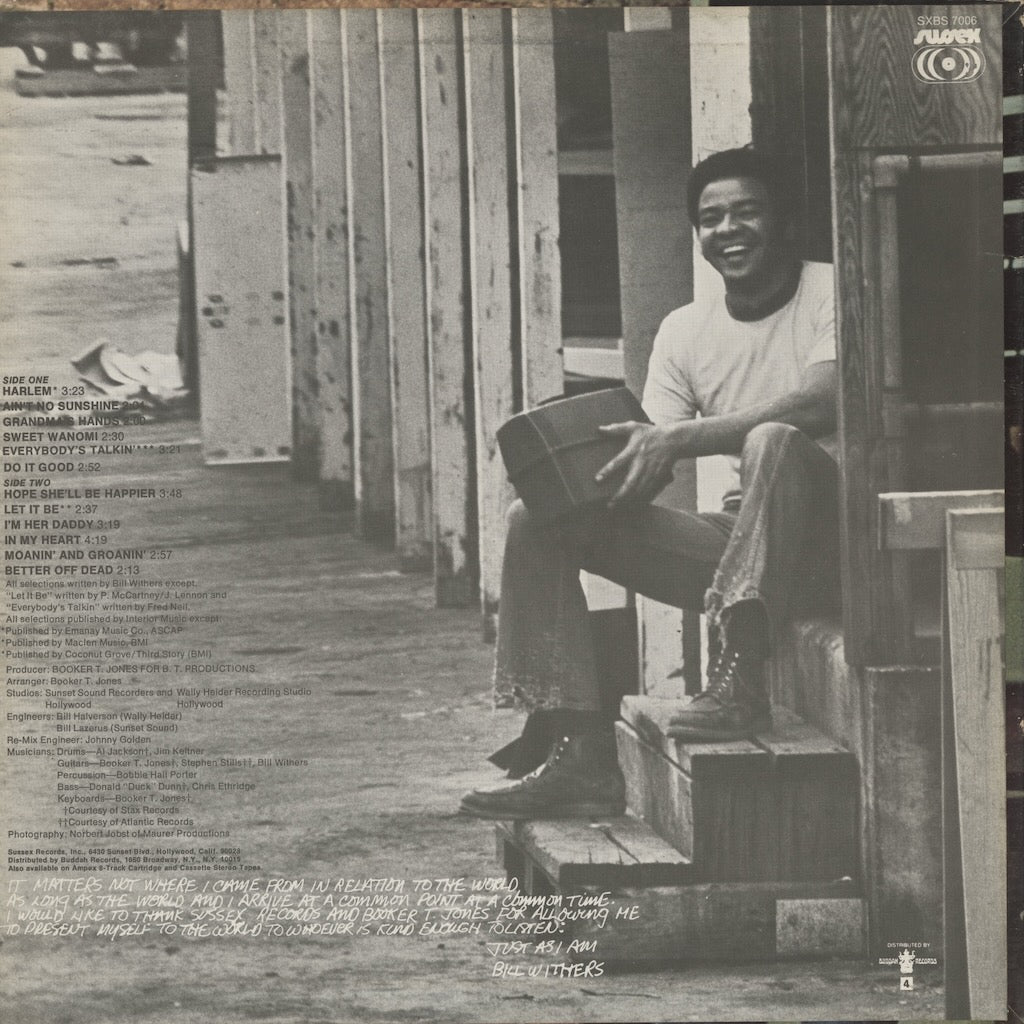 SXBS 7006 Bill Withers - Just As I Am 中古レコード 通販 | ソウル