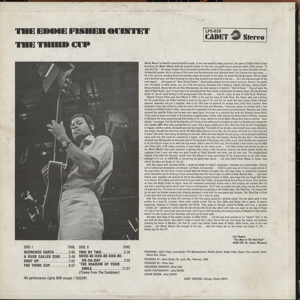 Eddie Fisher - The Third Cup (LPS-828) 1969 US Cadet｜中古LP