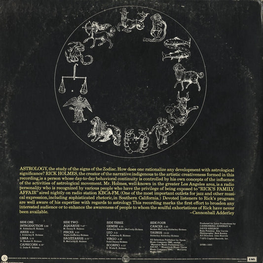 Cannonball Adderley - Soul Zodiac (SVBB-11025) 1972 US Capitol｜中古LP