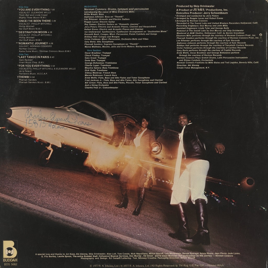 Norman Connors / ノーマン・コナーズ / Romantic Journey (BDS 5682)