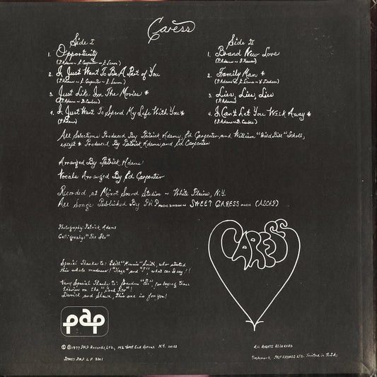 Caress - Caress (PAP 3301) 1977 US PAP｜中古LP