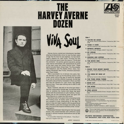 The Harvey Averne Dozen - Viva Soul (SD 8168) 1968 US Atlantic｜中古LP