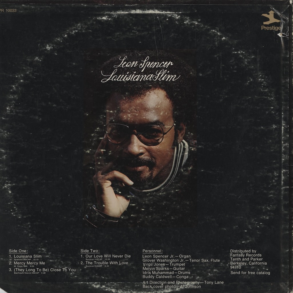 Leon Spencer / レオン・スペンサー / Louisiana Slim (PR 10033)