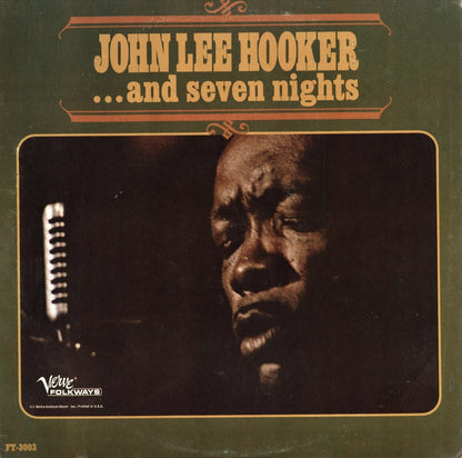 John Lee Hooker - ... And Seven Nights (FT-3003) 1966 US Verve Folkways｜中古LP