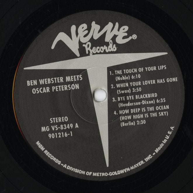 Ben Webster, Oscar Peterson / ベン・ウェブスター, オスカー・ピーターソン / Ben Webster Meets Oscar Peterson (MG V-8349)