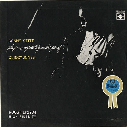 Sonny Stitt / ソニー・スティット / Plays Arrangements From The Pen Of Quincy Jones (SL-5047-RO)