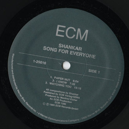 Shankar / シャンカー / Song For Everyone (1-25016)