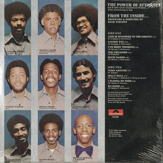 Power of Attorney - From The Inside (PD6031) 1974 US Polydor｜中古LP 未開封シールド