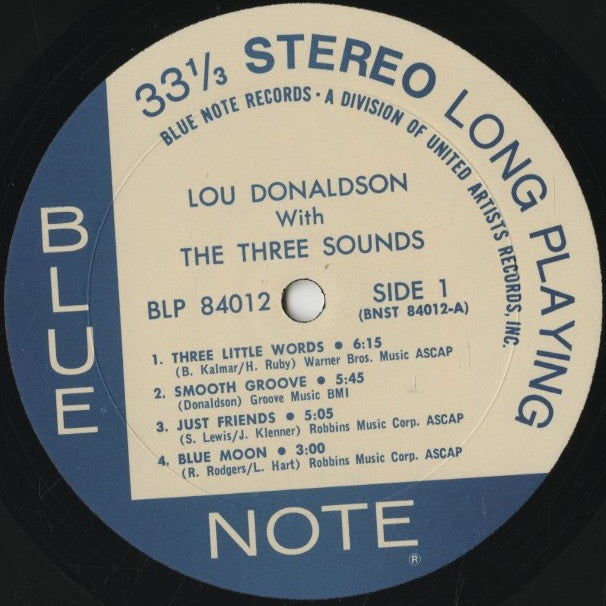 Lou Donaldson / ルー・ドナルドソン / LD+3 (BST 84012)