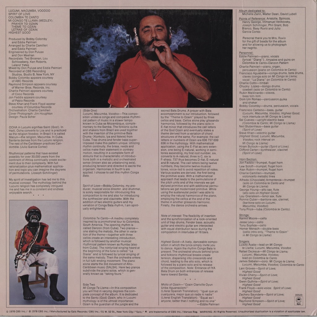 Eddie Palmieri / エディ・パルミエリ / Lucumi Macumba Voodoo