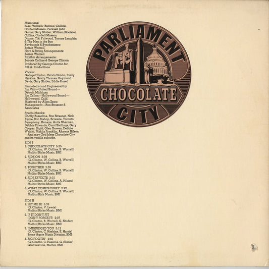 Parliament - Chocolate City (NBLP 7014) 1975 US Casablanca｜中古LP