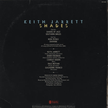 Keith Jarrett / キース・ジャレット / Shades (ASD-9322)