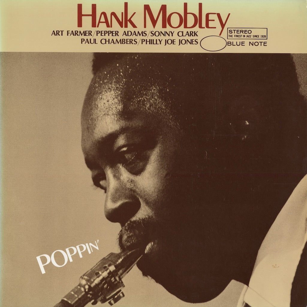 Hank Mobley - Poppin' (GXF 3066) 1980 JPN Blue Note｜中古LP