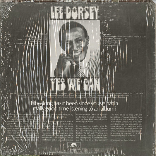 Lee Dorsey / リー・ドーシー / Yes We Can (24-4042)