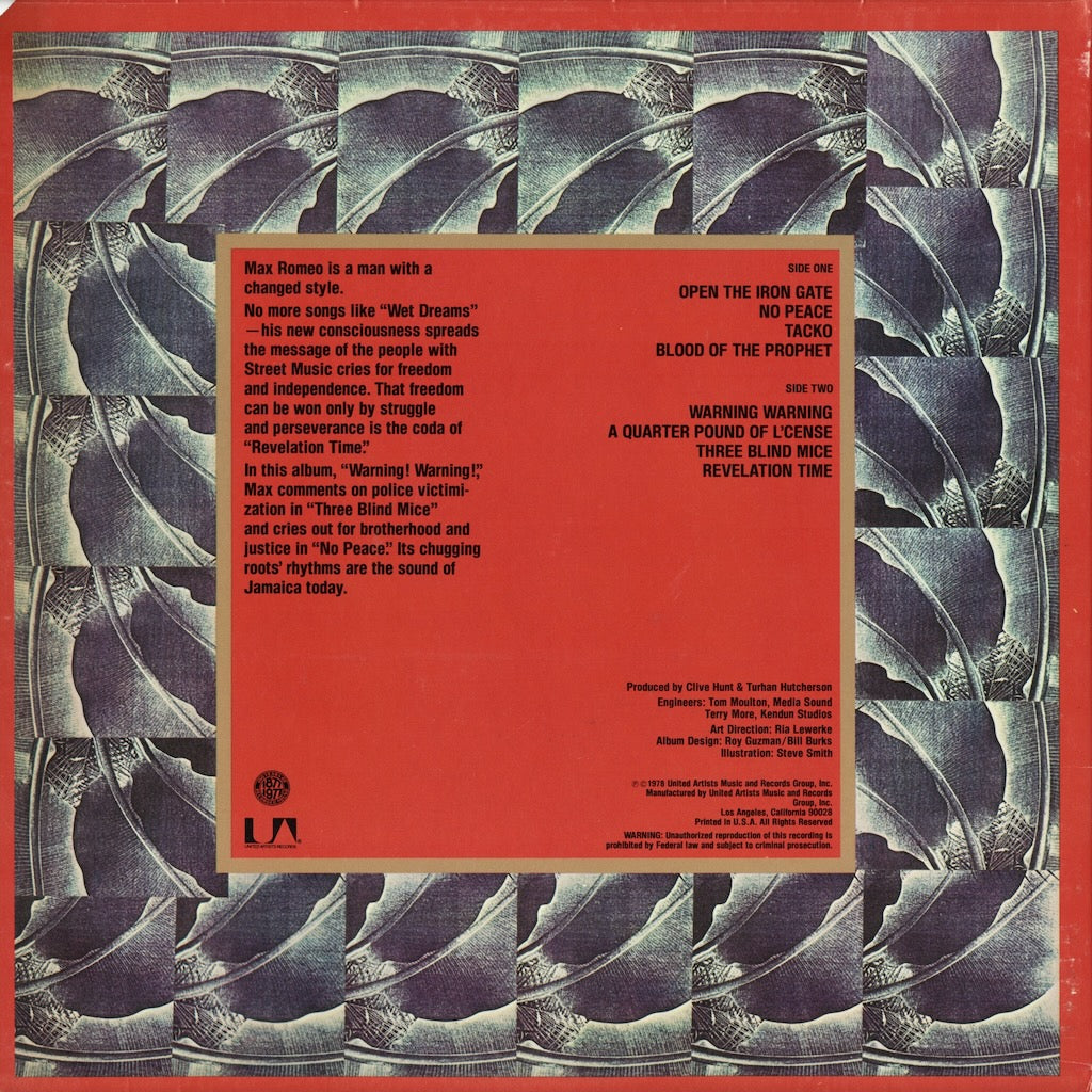 Max Romeo / マックス・ロメオ / Open The Iron Gate (UA-LA803-H)