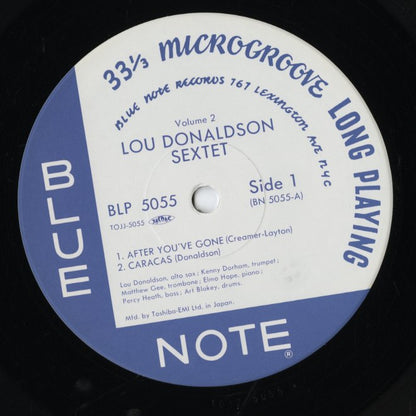Lou Donaldson Sextet / ルー・ドナルドソン / Lou Donaldson Sextet Volume 2 (TOJJ-5055)