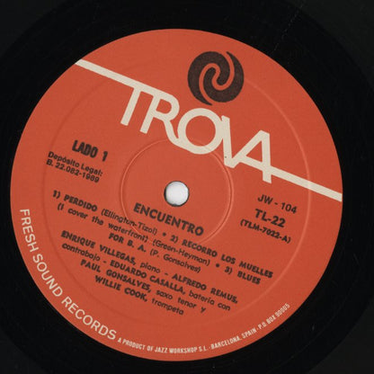 Enrique Villegas / Paul Gonsalves / Willie Cook – Encuentro (JW-104)