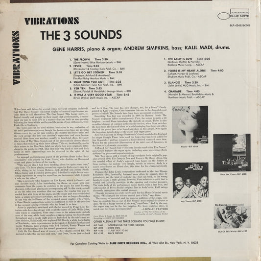 The Three Sounds / スリー・サウンズ / Vibrations (BLP 4248)