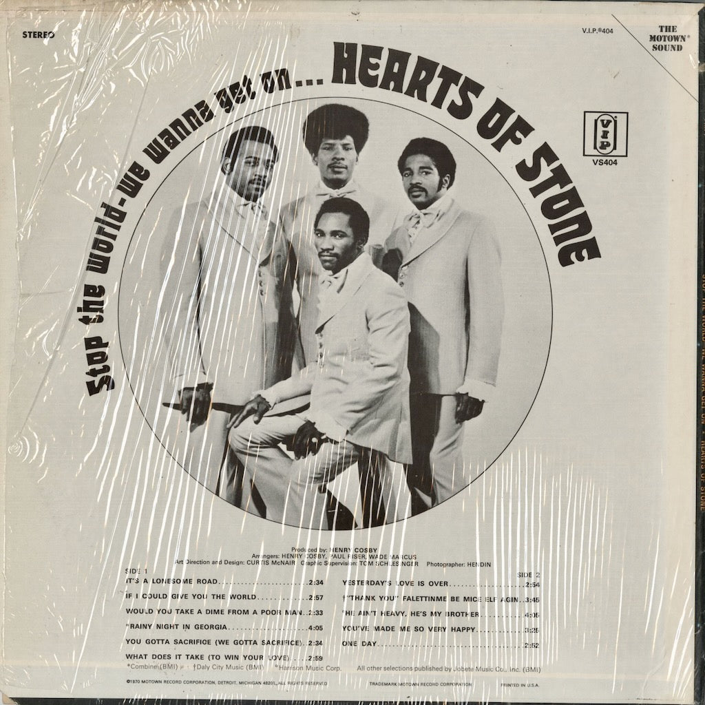 Hearts Of Stone - Stop The World We Wanna Get On (VIPS 404) LP 1970 US VIP｜中古LP