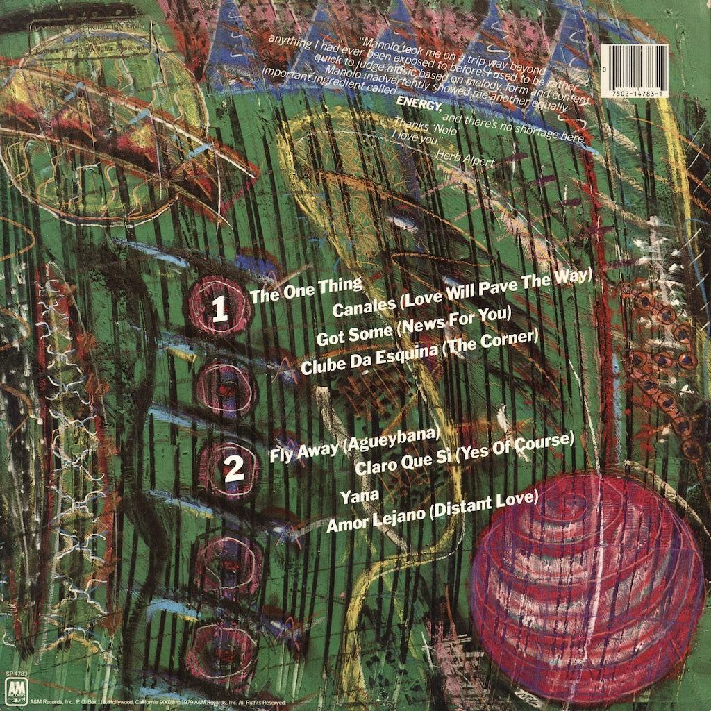 Manolo - Manolo (SP4783) 1979 US A&M｜中古LP