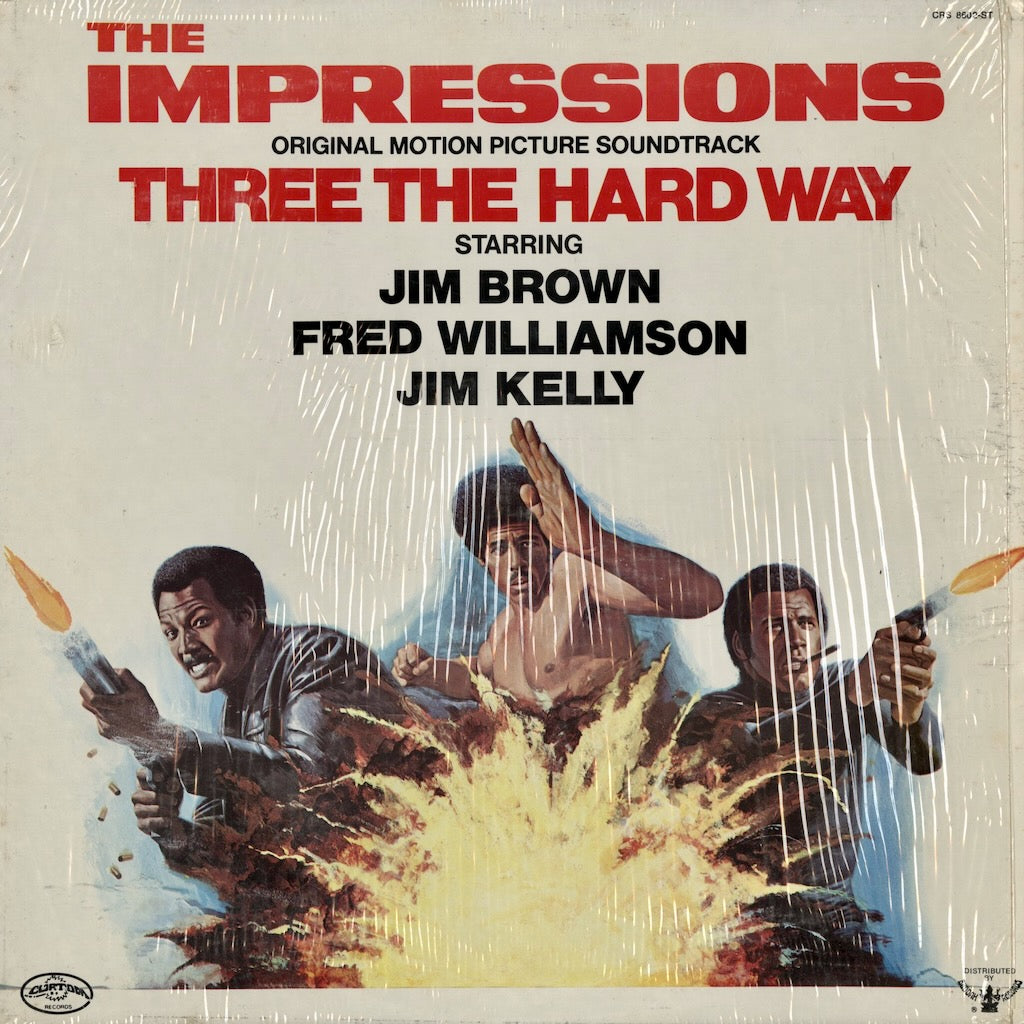 The Impressions - Three The Hard Way (CRS 8602-ST) 1974 US Curtom｜中古LP