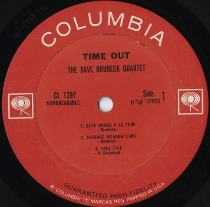 Dave Brubeck - Time Out (CL 1397) 1962 US Columbia｜中古LP