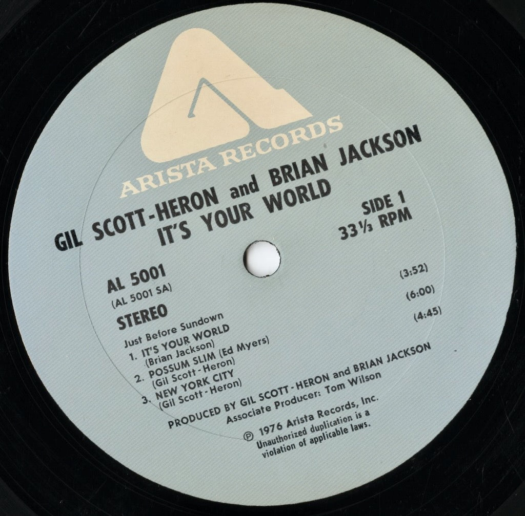 Gil Scott Heron / ギル・スコット・ヘロン、ブライアン・ジャクソン