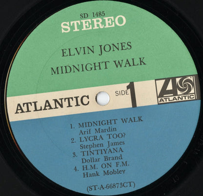 Elvin Jones - Midnight Walk (SD 1485) LP 1967 US Atlantic｜中古LP